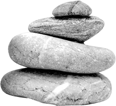 Monochrome Balance Stones